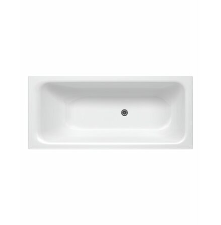 Badkar Gustavsberg 1574 x 700 mm Kombi utan Frontstativ Glazeplus, Utan hl fr stdhandtag