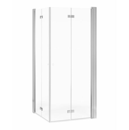 Duschdrr Gustavsberg Square Vikbar fr Hrnmontage Par Krom 90 x 80 cm
