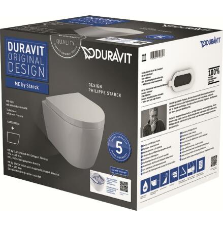 WC-skl ME BY Starck compact med SC-sits 2, Duravit