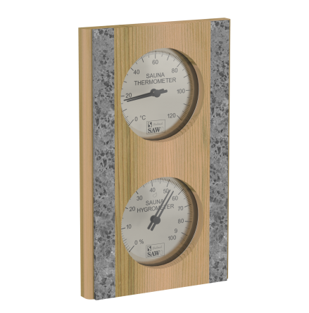 Bastu Thermo-Hygrometer SAWO Tljsten Cedertr