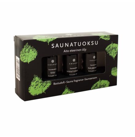 Bastudoft Emendo 3 x 10 ml, Salmiak, Tall & Sisu med Trstllning