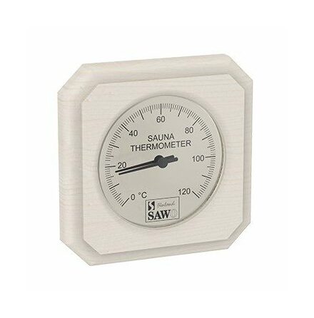 Bastutermometer SAWO Fyrkant  Asp