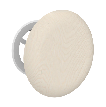 Ventilationslucka SAWO Rund tr Asp, 170 mm - passar 125 mm rr