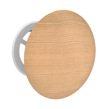 Ventilationslucka SAWO Rund tr Cedertr, 170 mm - passar 125 mm rr