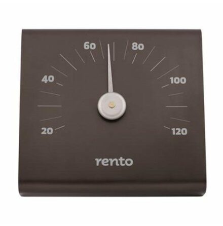 Rento bastutermometer i Aluminium Grafitgr RENTO