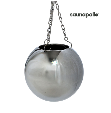 Bastuboll Saunapallo Silver Blank