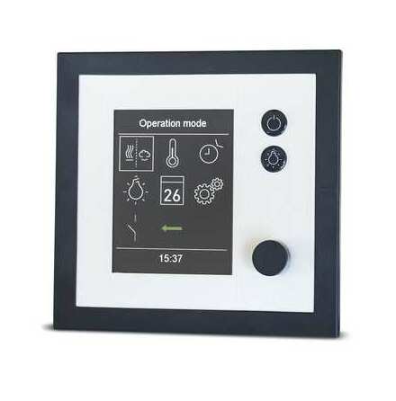 Bastustyrenhet EOS EmoTec D / H fr Torr & Fuktig Bastu H (torr & fuktig bastu), Antracit/silver