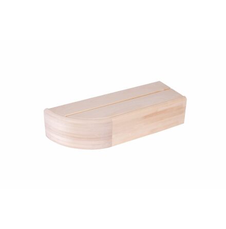 Lavavslut Thermory Exklusiv framkant Vnster, 600x200x140 mm, Asp