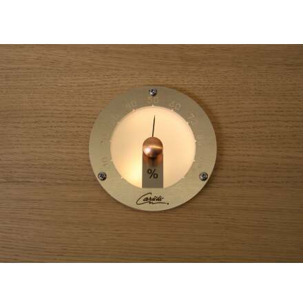 Bastu-hygrometer Cariitti Round Rostfritt stl