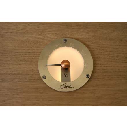 Bastu-termometer Cariitti Round Rostfritt stl