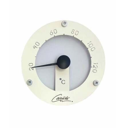 Bastu-termometer Cariitti Round Vit