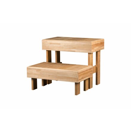 Trappstegspall Thermory 140x700x700 mm Termo Asp