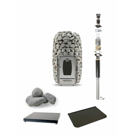 Bastuugn HUUM Hive Wood Paket 13 kW