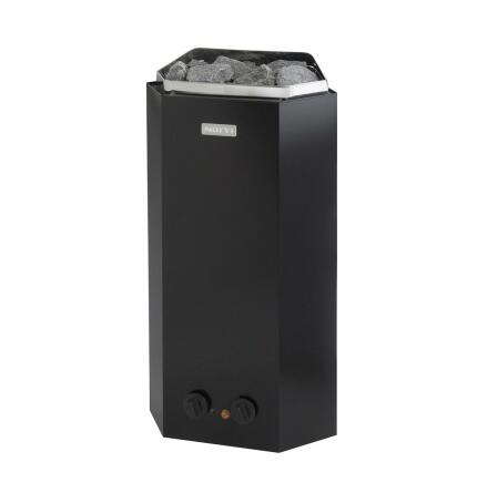 Elektriskt Bastuaggregat Narvi Minex Svart, Utan Styrenhet, 3,6 kW