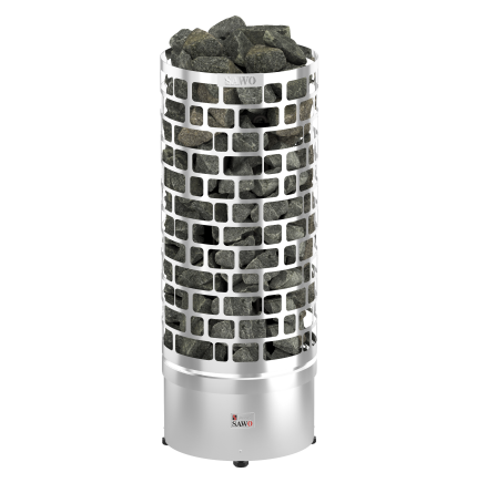 Elektriskt Bastuaggregat SAWO Torn Aries rund 3P-1P 9 kW (8-15 m3) 440 mm, NS (krver grnssnitt och strmstyrenhet)