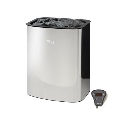 Elektriskt Bastuaggregat Narvi NC, NCE Elektrisk Rostfri, 9 kW, Med Styrenhet