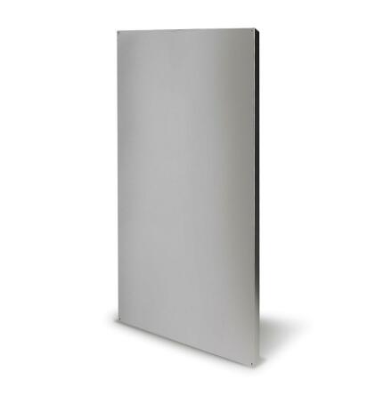 Vggskyddsplt Narvi Rak 750x1150 mm Rostfri, 650x1150 mm