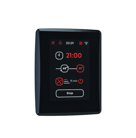 Styrmodul fr bastuaggregat Saunum Leil 1.1 Installerad utanfr bastun, Kompatibel med smartphone-app