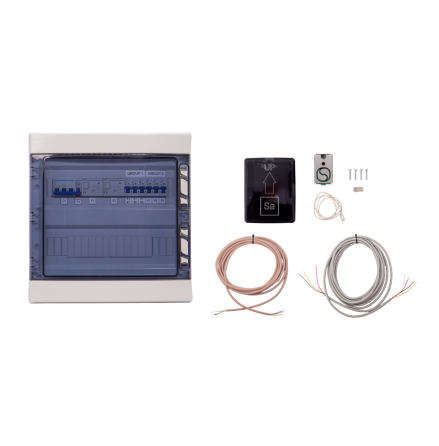 Strmfrsrjning fr elektrisk bastuugn Saunum 15 / 18 / 23 kW