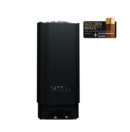Elektrisk bastuaggregat med klimatanlggning Saunum Spa Session Black 6 kW (6-9 m3)
