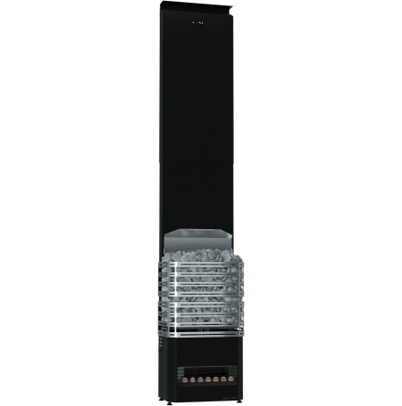 Elektrisk bastuaggregat med klimatanlggning Saunum Experience Black 3,6 kW (3,5 m3), ppen