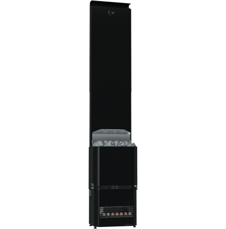 Elektrisk bastuaggregat med klimatanlggning Saunum Experience Black 3,6 kW (3,5 m3), Stngd