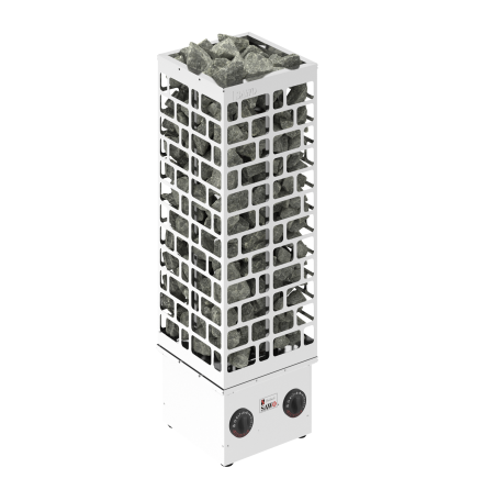 Elektriskt Bastuaggregat SAWO Torn Cubos 3P-1P 4,5 kW (3-6 m3), NB, inbyggd styrning (inkl. timer och termostat)