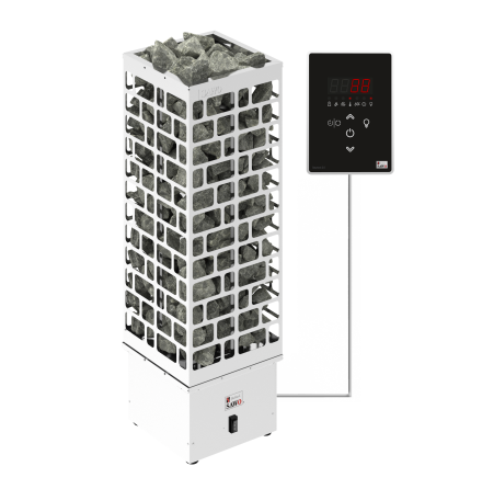 Elektriskt Bastuaggregat SAWO Torn Cubos 3P-1P 6 kW (5-8 m3), Ni2 (inbyggd effektregulator, krver kontrollenhet)