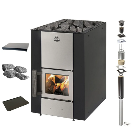 Bastuugn Narvi Kuru Paket 14 kW