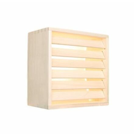 Lampskrm VVARS Box med ribbor Furu 250 x 250 x 135mm