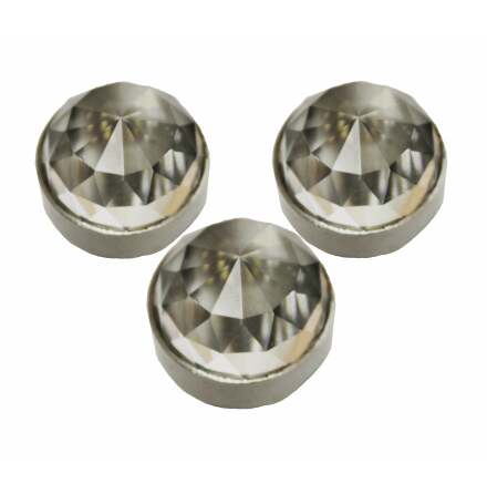 Ljusarmatur fr ngbastu Cariitti LED-kristall CR-20 3 st Krom