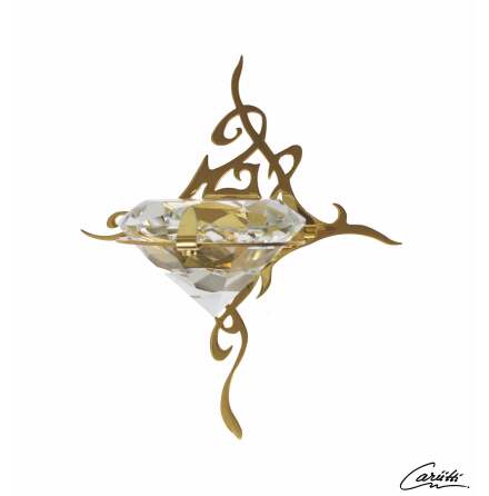 Ljusarmatur fr ngbastu Cariitti Kihla Guld