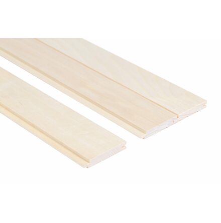 Bastupanel Sauna Sweden Asp STS4  15x90x2700 mm