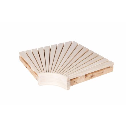 Hrnmodul Thermory 140 mm framkant Asp, 600x600 mm