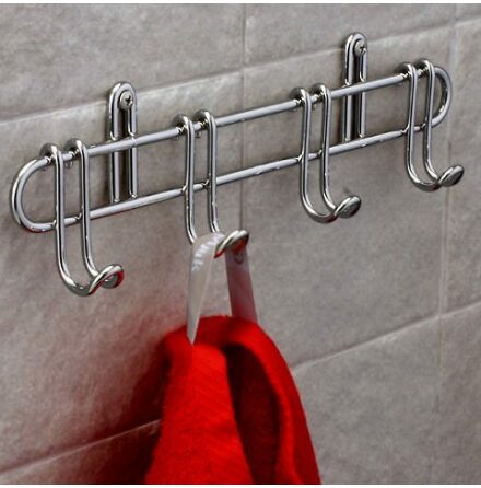 Handdukshngare Duschy 4-krokar Krom