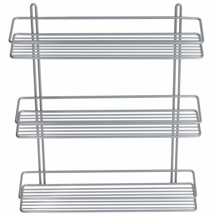 Badrumshylla Duschy Rak 3-plan Silver