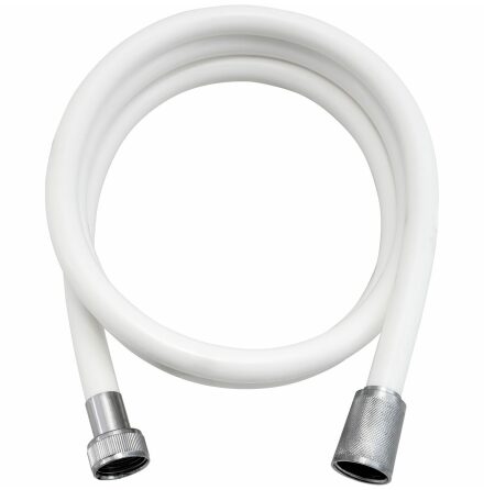 Duschslang Arrow Vit Frpackad i Plastpse 1,0 m