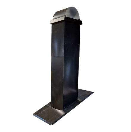 Takhuv Kaminex Stllbar 10-45 Svart