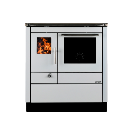 Spis Ember 80 cm med stlplatta glasdrr