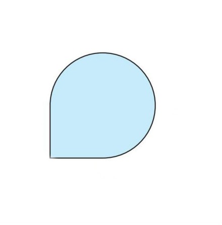 Golvplt Kaminex Droppe