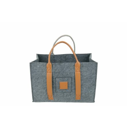 Vedkorg VALO fllbar NIVA, gr, filt