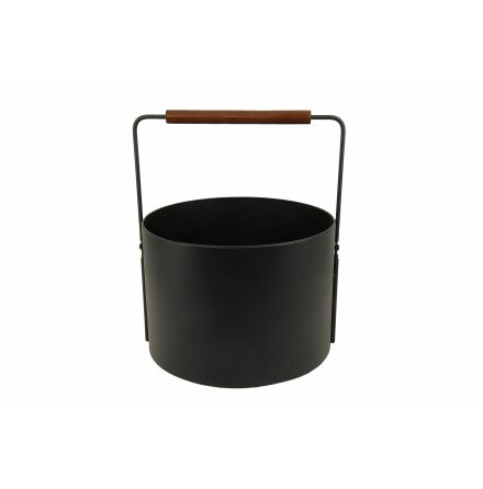 Vedkorg VALO Koru, svart, stl