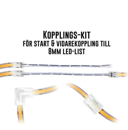 Kopplingskit till Cobby 8 mm
