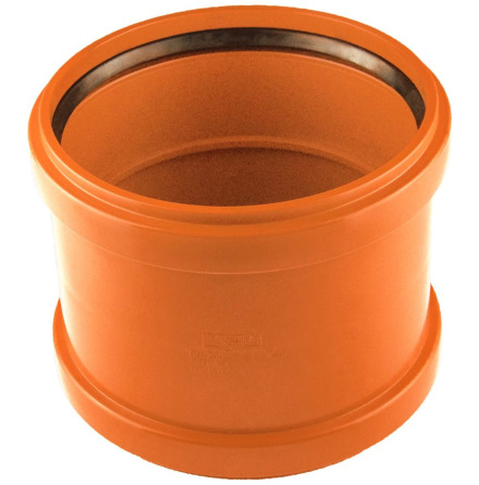 Dubbelmuff f�r Markavlopp PP 160