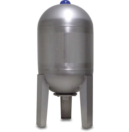 Membran trycktank rostfritt st�l 304 1" utv�ndig g�nga 8bar 50L type vertikal