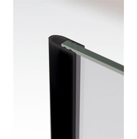 U-list f�r 8mm glas 10mm Svart