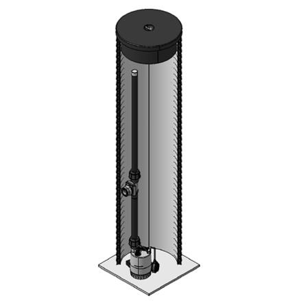 Dr�neringspumpbrunn DPB3.0-Flex