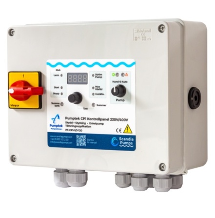 PUMPTEK PT-CP1/CP2 Kontrollpanel