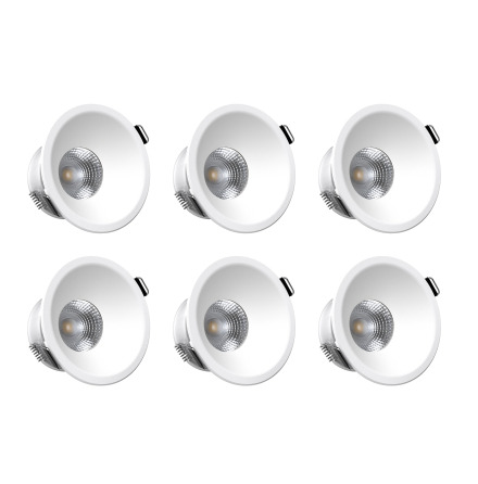 DL ECO DEEP 6,8W 575LM CCT VIT 6-PACK