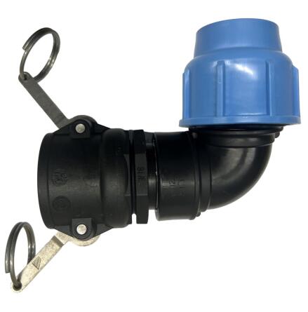 AHL vinkelkoppling 90� med camlock hona